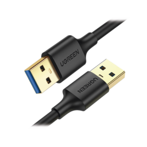 Cable USB-A 3.0 a USB-A 3.0 / 1 Metro / Macho a Macho / Conector Niquelado / Núcleo de Cobre Estañado / Blindaje Múltiple / Velocidad 5Gbps / No Requiere Controlador / Compatible con USB2.0 Y USB 1.1