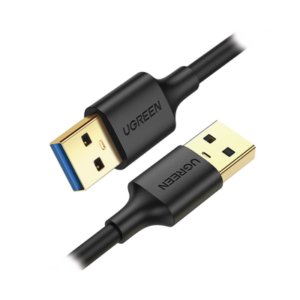 Cable USB-A 3.0 a USB-A 3.0 / 2 Metros / Macho a Macho / Conector Niquelado / Núcleo de Cobre Estañado / Blindaje Múltiple / Velocidad 5Gbps / No Requiere Controlador / Compatible con USB2.0 Y USB 1.1