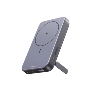 Power Bank MagSafe de 10000mAh NEXODE | 20W | 1 USB-C | 1 USB-A | Carga Rápida bidireccional | Soporta modo Standby | Soporte Plegable | Ultra Delgado | Ultra ligero | Compatible con iPhone 15/14/13/12 | Color Gris.
