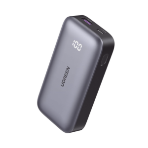 Mini Power Bank 30W | 10 000 mAh | 2 Puertos PD3.0, USB C+A | Carga Rápida | Pantalla Digital | Compatible con iPhone 16 Pro Max/15/14, MacBook Air, iPad, Galaxy S24 Ultra, | Color Negro.