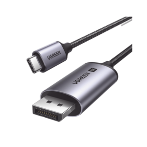 Cable USB-C a DP 1.4 | 3 Metros (9.84 Pies) | Compatible con Thunderbolt 3 & 4 | 8K@60Hz | 4K@240Hz | HDR10+ | eARC | DTS | 3D | ALLM | VRR | | FreeSync G-Sync | Caja de Aluminio | Nylon Trenzado | Conector Niquelado | Blindaje Multicapa