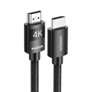 Cable HDMI 2.0 de Nylon Trenzado | 2 Metros (6.56 Pies) | 4K@60Hz | ARC | Dolby ATMOS | True HD | TMDS | HDR | 3D Inversivo | 18Gbps | 3 Capas de Protección + 4 de Blindaje | Niquelado | Carcasa de Aluminio