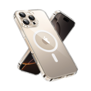 Funda protectora magnética transparente UGREEN Classy para iPhone 16 Pro (transparente)