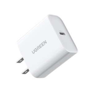 Cargador USB-C de 20W | 1 USB-C de Carga Rápida | QC4.0+ | PD3.0 | PPS | BC1.2| Carga Inteligente | Chip PWM | Múltiple Protección | Mayor Eficiencia Energética | Tamaño Compacto | Carcasa Ignifuga | Color Blanco.