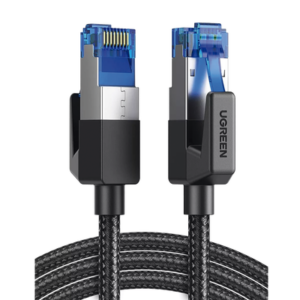 Cable Ethernet Cat8 Class F/FTP Redondo con Malla de Nylon 5 Metros (16.40 Pies)