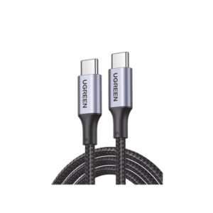 Cable USB-C a USB-C | 3 Metros | Carga Rápida de hasta 100W | Transferencia de datos 480 Mbps | PD3.0 | QC4.0/3.0/2.0 | FPC | AFC | Protección Integrada| Caja de Aluminio | Nylon Trenzado | Amplia Compatibilidad | Color Negro.