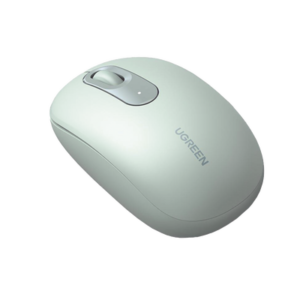 Mouse Inalámbrico 2.4G 800/1200/1600/2400 DPI | Función de 3 botones | Alcance 10m | Silencioso | Ergonómico | Anti-caída y Anti-interferencias | Batería Alcalina AA incluida | Color Green.