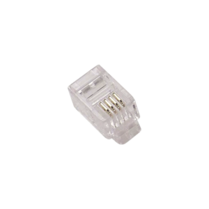 Conector Plug Modular para cable telefónico RJ11 6p4c