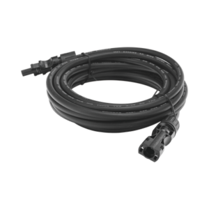 Cable Fotovoltaico 2.5 m, Negro, Calibre 10 AWG con Terminales MC4 en Ambos Extremos