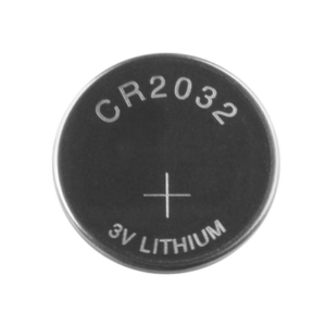 Batería de litio CR2032 de 3 V a 225 mAh (No recargable)