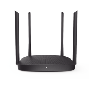 Router Inalámbrico WISP Gigabit / Hasta 1200 Mbps / Doble Banda AC (2.4 GHz y 5 GHz) / 3 Puertos LAN 10/100/1000 Mbps + 1 Puerto WAN 10/100/1000 Mbps / 4 Antenas Externas Omnidireccional de 5 dBi / Interior