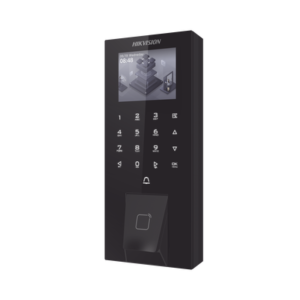 Biometrico IP65 WiFi PoE para Acceso y Asistencia / 5,000 Huellas y Tarjetas / Administración en la Nube con HikConnect Teams / Salida 12 Vcd para Chapa