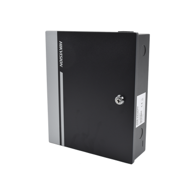 Controlador de Acceso para 1 Puerta y 2 Lectores / Fácil Administración con Software Gratuito / Incluye Gabinete y Fuente de Alimentación 12Vcc/8A / 10,000 Tarjetas / 50,000 Eventos