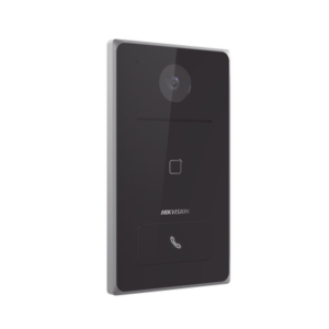 Frente de Calle METALICO PoE / Ángulo 129°H / NO requiere Monitor / PoE Estandar / IP65 / Apertura desde Hik-connect / Soporta 1 Departamento / Soporta Tarjetas Mifare / 1 Salida Relay