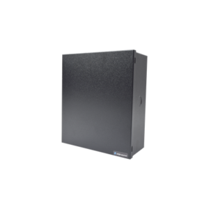 Gabinete para Fuente Línea PRO y SYSRMTXT, con preparación para instalar panel SP400 o serie runner.