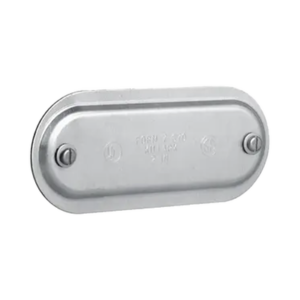 Tapa de Aluminio para Condulet Ovalada de 1".