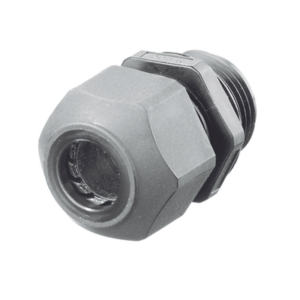 Conector de Cable, Estilo Europeo, para Conductores de 0.17" a 0.45", para Conduit 1/2", Color Gris.