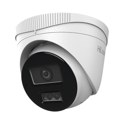 HiLook Series / Turret IP de 2 Megapixel / Lente 2.8 mm / 30 mts IR / Micrófono Integrado / Exterior IP67 / PoE / dWDR / H.265+ / ONVIF