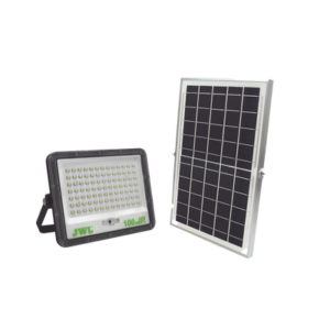 Reflector de 100 W con Panel Solar / Batería 3.2 V CD / T.C.C. 6 500 K / IP66.