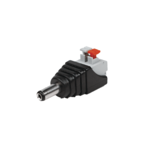 Adaptador Tipo Jack de 3.5 mm Macho Polarizado de 12 Vcc con Terminales de Presión