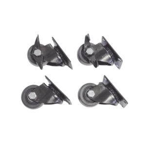 Juego de 4 Ruedas para Gabinetes Linkedpro Terminación R2 (2 con freno, 2 libres)