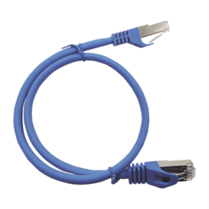 Patch Cord Cat6A 10G Blindado 2 Metros (6.56 Pies) Azul