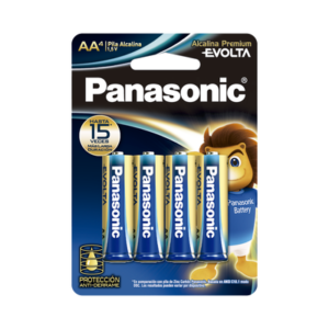 Batería Alcalina AA 1.5V EVOLTA / No recargable / Paquete 4 baterias