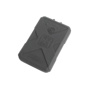 Batería de respaldo Li-Ion 6000 mAh con cubierta plástica protectora y salida USB para cargar dispositivos inalámbricos