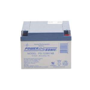 Batería 12V, 26AH, Para Respaldo, Tecnologías AGM/VRLA, 5 Años Vida Útil, Terminales NB, Reconocida UL