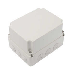 Caja Derivación-Conexión de Plástico (190 X 240 X 165 mm) con 12 Glándulas de Goma. Para Instalaciones Comerciales, Residenciales e Industriales. Incluye Tornillería para su Tapa. Funciona También como Registro.