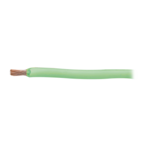 (SLY303) Cable 8 awg color verde,Conductor de cobre suave cableado. Aislamiento de PVC, autoextinguible. (Venta por Metro)