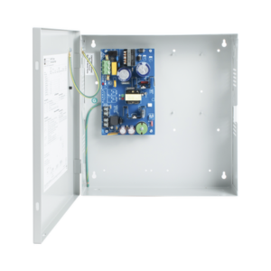 12 o 24 Vcc @ 6 Amp. / fuente de alimentación / 1 salida / capacidad de baterías de respaldo / requieren baterías