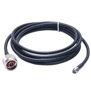 Jumper de 2 Metros (6.56 Pies) con Cable RG-58U-SYS Conector N Macho a SMA Macho