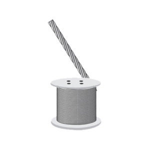 Cable de Retenida 7 Hilos , Resistencia 600 kg, Diámetro 1/8" (Metro). Acero Galvanizado