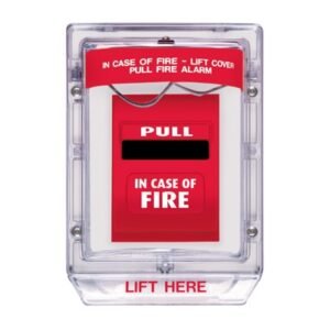 Cubierta Protectora Serie Stopper IIÆ De Policarbonato Super Resistente, Montaje Empotrado, Texto En Inglés, Sin Bocina