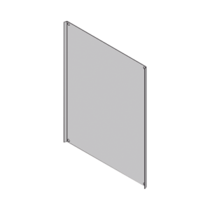 Placa Interior Trasera Metálica para Gabinete TXG-0149