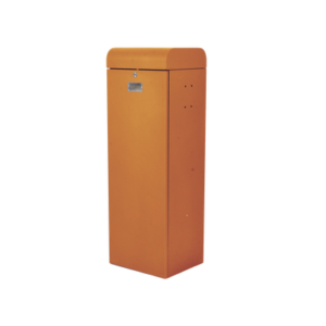 Barrera vehicular derecha / Soporta brazo de hasta 3 m / Apertura en 1.5 s /Final de carrera ajustable por programación / Movimiento fluido / Diseño elegante color naranja