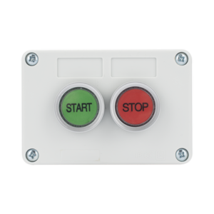 Botonera Doble Para Barreras Vehiculares, Operadores Corredizos y Abatibles.