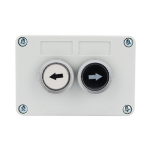 Botonera Doble Para Barreras Vehiculares, Operadores Corredizos y Abatibles.