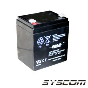 Batería de Respaldo a 12 Vcc / 4 Ah.