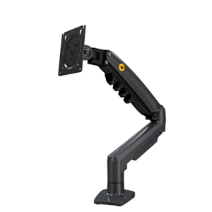 Brazo Ajustable para Monitor Ergonómico / Compatible con Monitores de 17" - 30" / Capacidad de Peso hasta 9 kg / Rotación 360° / Inclinación +85° a -30° / Giro 180° / Ajuste de Resorte de Gas / Color Gris