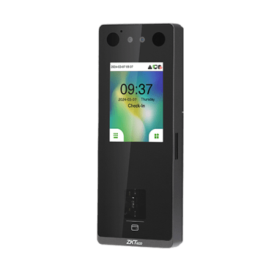 Terminal de Control de Acceso Multi-Biométrico con Intercomunicador de Video / Tecnología de Autenticación Facial de Luz Visible / Autenticación de Huellas en Vidrio / Protección IP65 / Métodos de Autenticaci&oacu