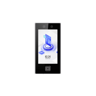 Terminal Facial Min Moe WiFi / Lector de QRs Físico de Alta Velocidad / 6,000 Rostros / Pantalla 7" / Administrable en la Nube con Hik-Connect 6 / Exterior IP65 / LED Rojo/Verde Indicador de Acceso / SIP Estandar / HIK-IA