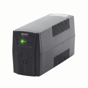 UPS de 850VA/510W / Topología Línea Interactiva / Entrada y Salida 120 Vca / Regulador de Voltaje AVR 80-150 Vca / Clavija NEMA 5-15P / 4 Tomas NEMA 5-15R /Sin RJ11 ni RJ45